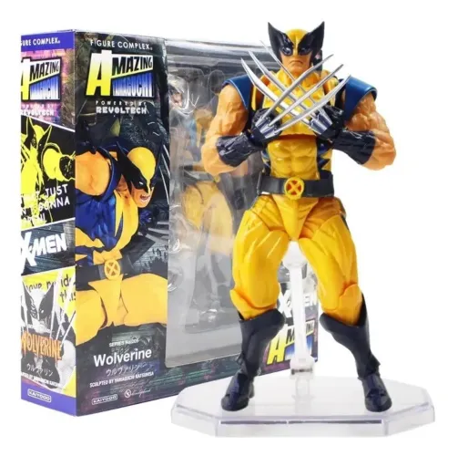 Bonecos de Ação Wolverine, Homem Aranha, Venom, Eren, Kratos e Thomas Waner 