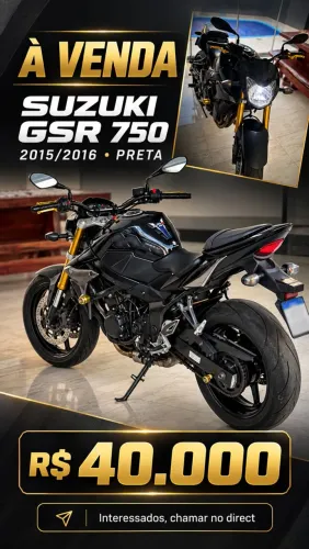 Gsx s 750 R$ 40.000,00