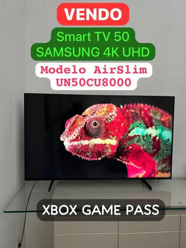 SMART TV 50 SAMSUNG 4K Modelo AirSlim: UN50CU8000
