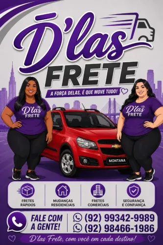 Frete em toda Manaus