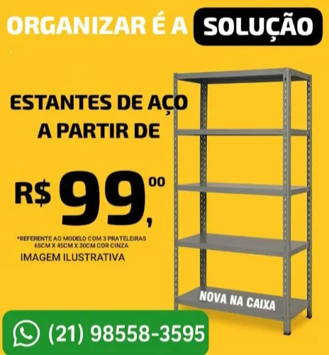 Estantes para Comércio e Indústria
