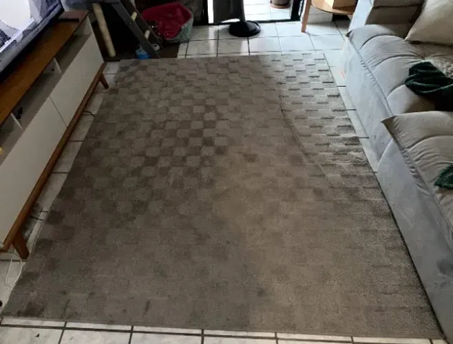 Tapete Cinza Tok&Stok Realce 2m x 2.5m