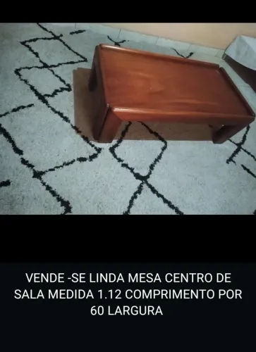 MESA CENTRO DE SALA DE MADEIRA