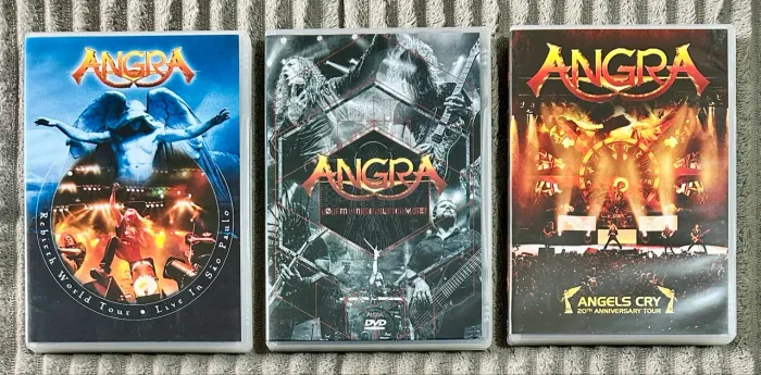 Angra Lote com 3 DVDs