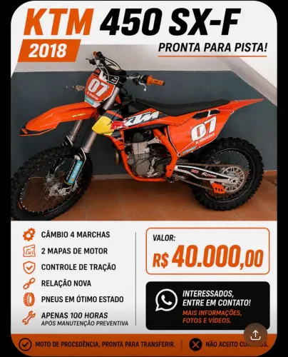 KTM 450 SXF 2018