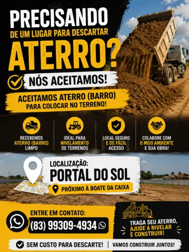 Aceito Aterro ou Barro