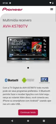 DVD PIONEER DIN 2