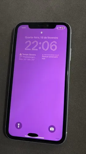 iPhone XR Branco - 128GB (Bateria Nova 100%)