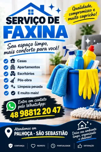 Faço faxina