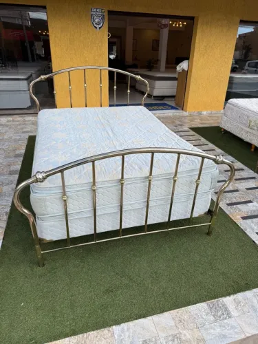 Cama box Queen com colchão CLÁSSICA TOP MAXFLEX - Entrego! 