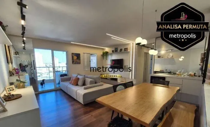 Apartamento com 3 dormitórios à venda, 102 m² por R$ 1.060.000,00 - Baeta Neves - São Bern
