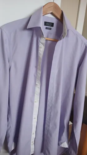 Camisa social masculina Zara manequim BR 40