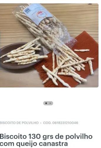 Vendo biscoito
