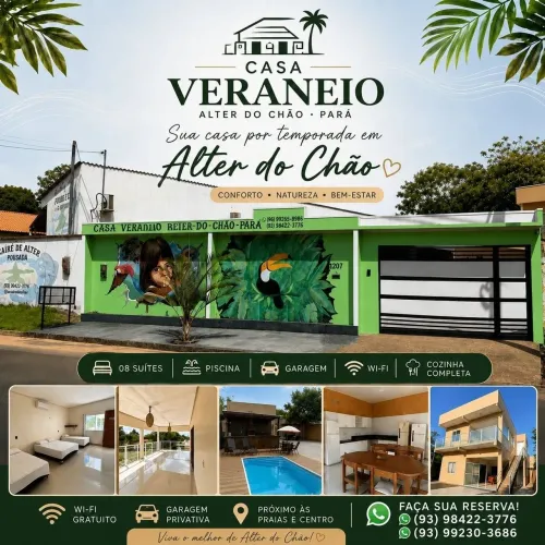 Casa veraneio em alter do chão