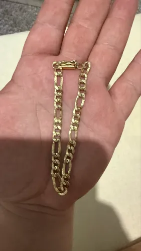Pulseira de ouro 18k 8.1 gramas 22cm