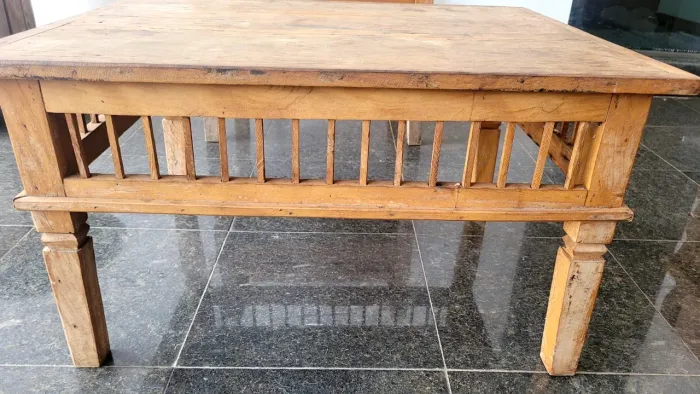 Mesa de centro rústica 