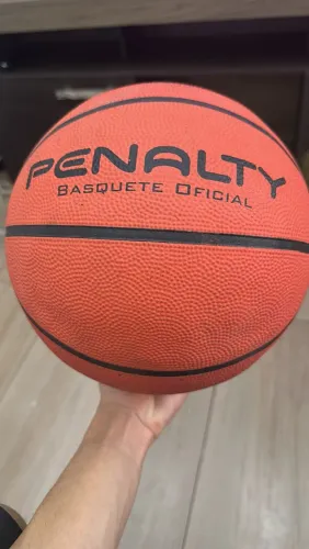 Bola de Basquete Penalty Laranja e Preta - Oficial para Treinos e Jogos