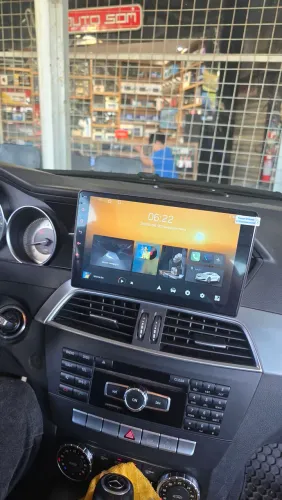 Multimídia Android 9 polegadas Mercedes c180 c200 c 250 