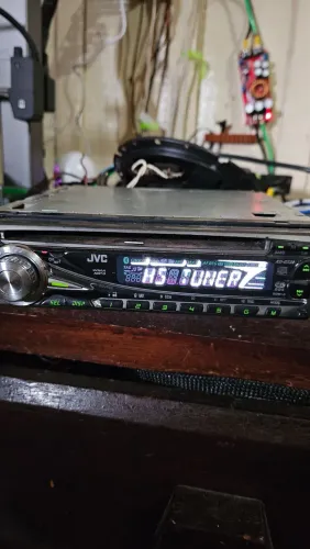 Rádio JVC toca cd kd-G331 automotivo carro