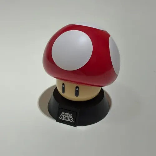 Mini Luminária Super Cogumelo Mario Bros - Importado