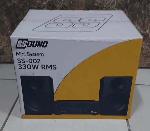 vendo mini system SS-002 330w RMS novo lacrado nunca foi usado não aceito trocas
