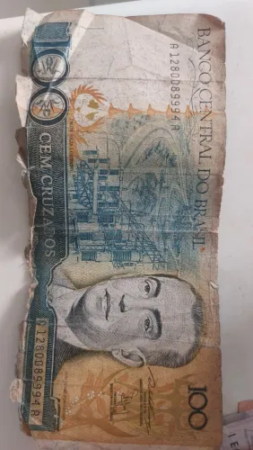 Vendo Cédula Antiga $100 Cruzados
