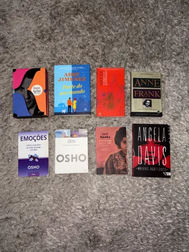 Livros diversos - Osho, Kafka, Anne Frank e mais
