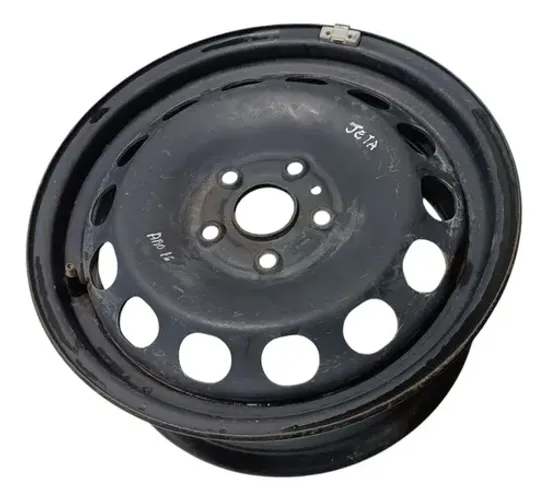 Roda Ferro Volkswagen Jetta Aro 16 5 Furos Preto Preto