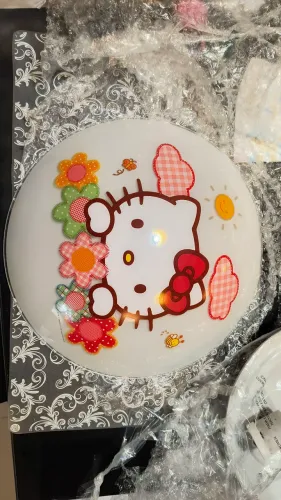 Arandela lustre plafon Hello Kitty