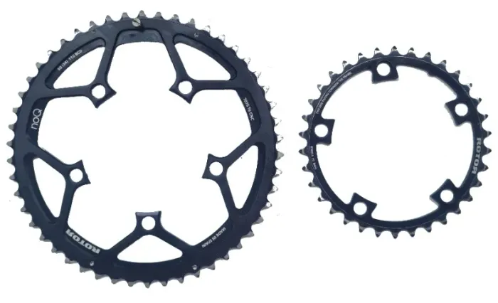 Par de Coroa Rotor NoQ 50x34 BCD 110 5 parafusos 
