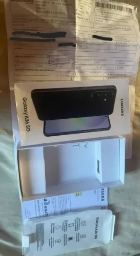 Samsung A36,1 mês de uso com nota fiscal.