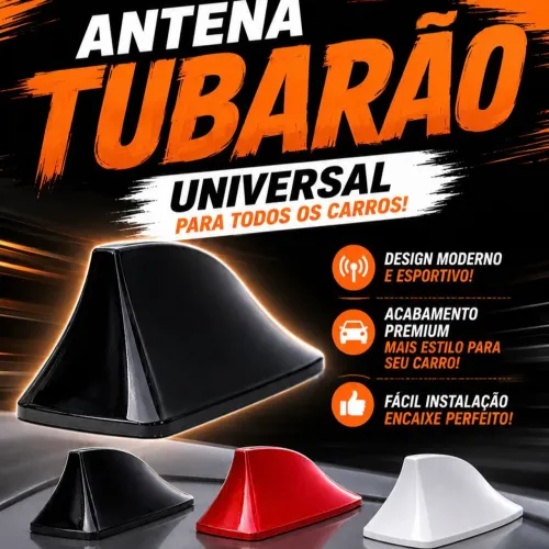  ANTENA TUBARÃO AUTOMOTIVA - ESTILO E FUNCIONALIDADE 