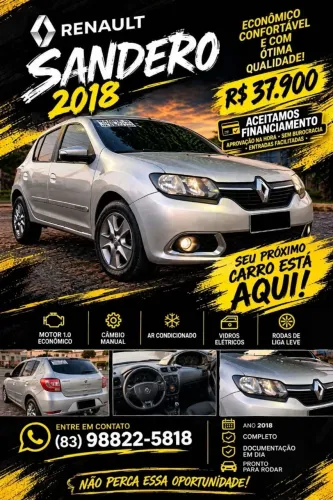 Renault Sandero Vibe Flex 1.0 12V 5P 2018