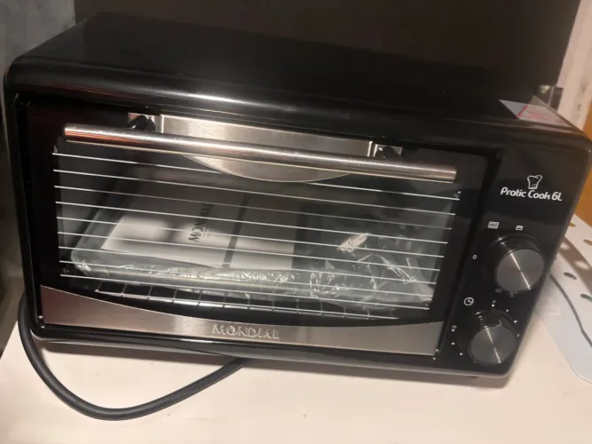 Forno Elétrico Pratic Cook 6L 127V Preto / Inox FR-09 Mondial