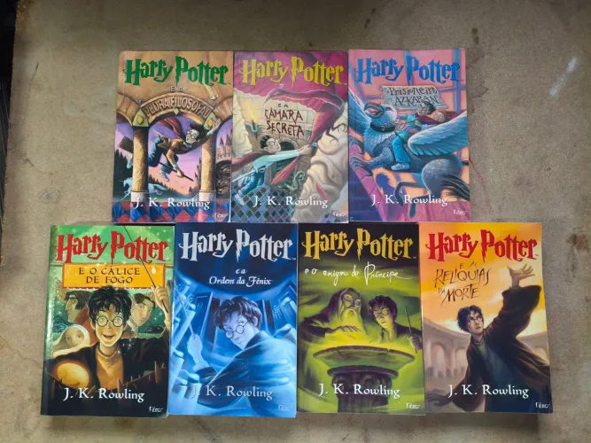 Coleção Harry Potter Primeira Edição 2000/2007 - 7 volumes