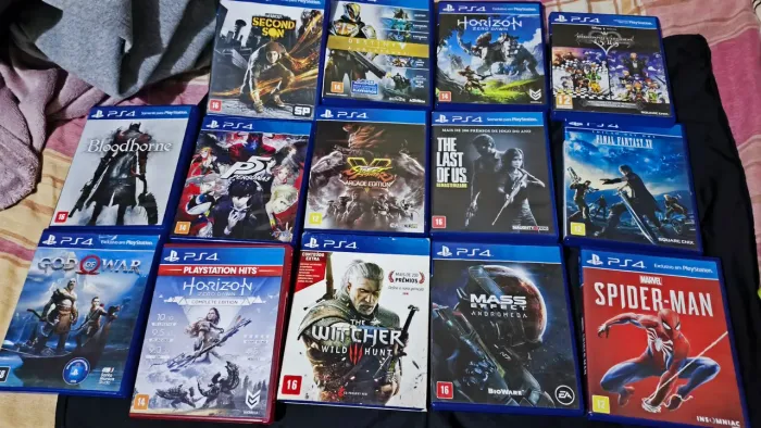 Jogos de PS4 em Mídia Física - Originais e Testados (Venda Avulsa ou Combos)<br>