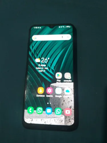 Smartphone samsung Galaxy m21s 64gb 4 de ram tela oled usado c/ capa e película