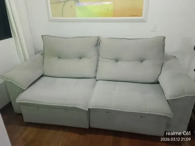 Sofá Retrátil 2 lugares