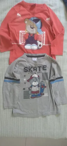 Camisa infantil manga longa tamanho 3