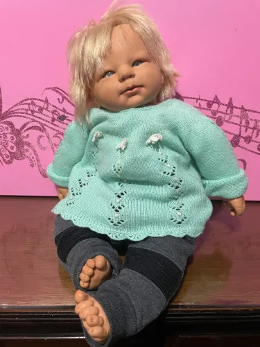 Boneco bebe cravo e canela