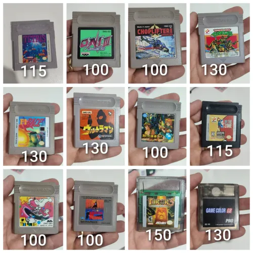 Cartuchos Game Boy