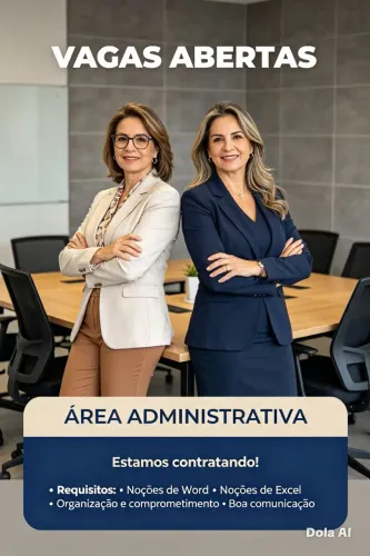 Vagas vendas- Administrativo ( mulheres)