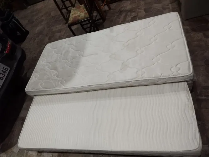 Base cama solteiro com cama auxiliar