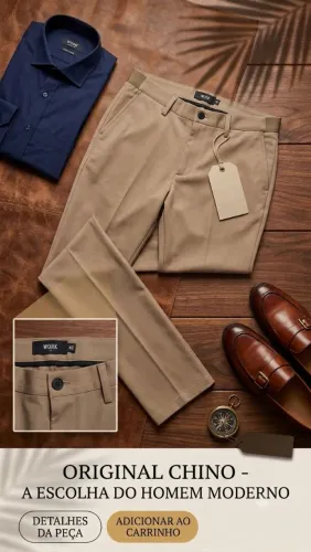 Calça masculina Social Moderna
