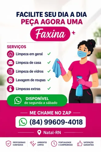 Faxina e organização 