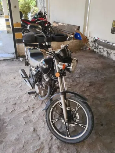 Haojue chopper 150 Preta  Revisada