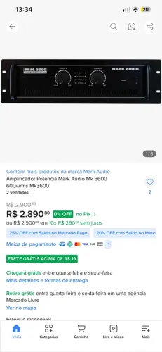 Mesa de som