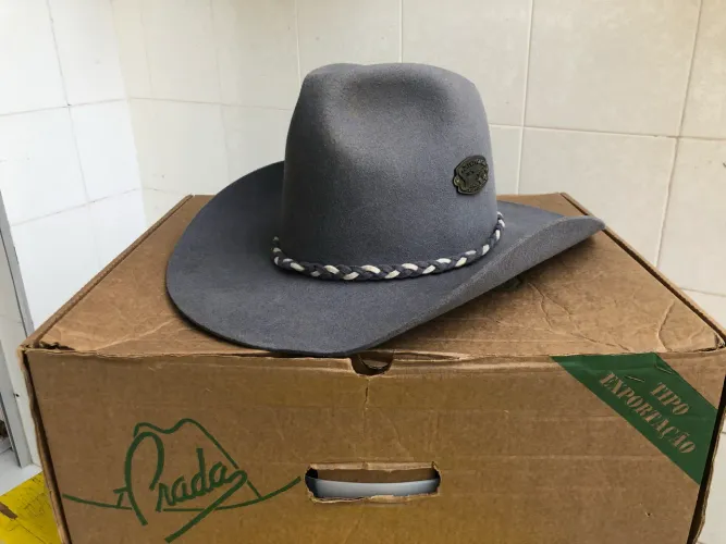 Chapéu Prada Cowboy Lã Legitimo