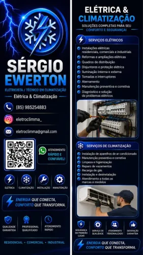 ELETROCLIMA Técnico em Ar-condicionado e Eletricista predial