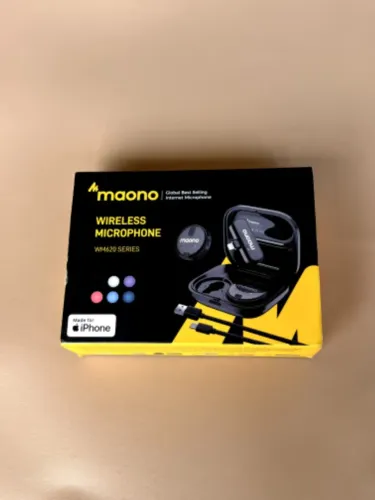 Microfone de Lapela Lightning Maono WM620